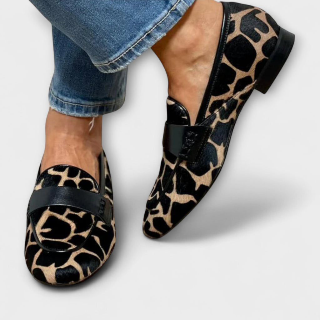 Aurora | Leopard Print Slip-On Loafers