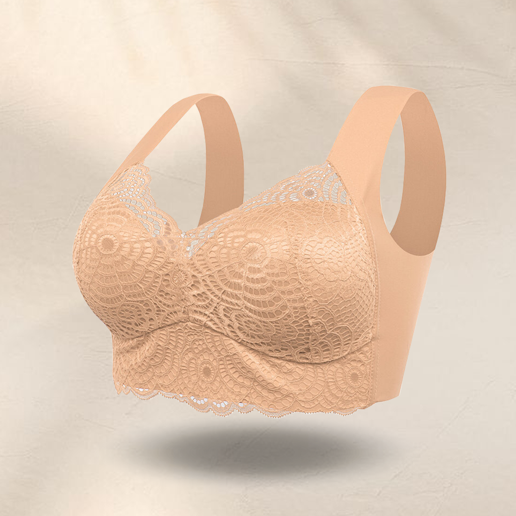 Supportive Lace Wireless Bra Comfortable Breathable Fit