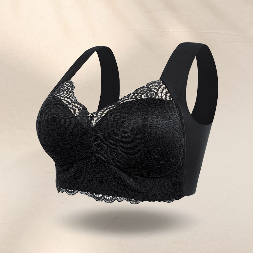 Supportive Lace Wireless Bra Comfortable Breathable Fit