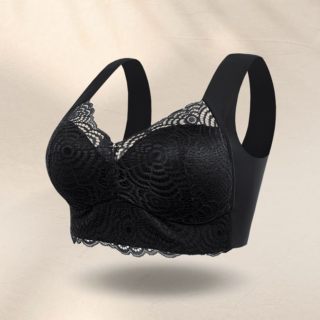 Supportive Lace Wireless Bra Comfortable Breathable Fit