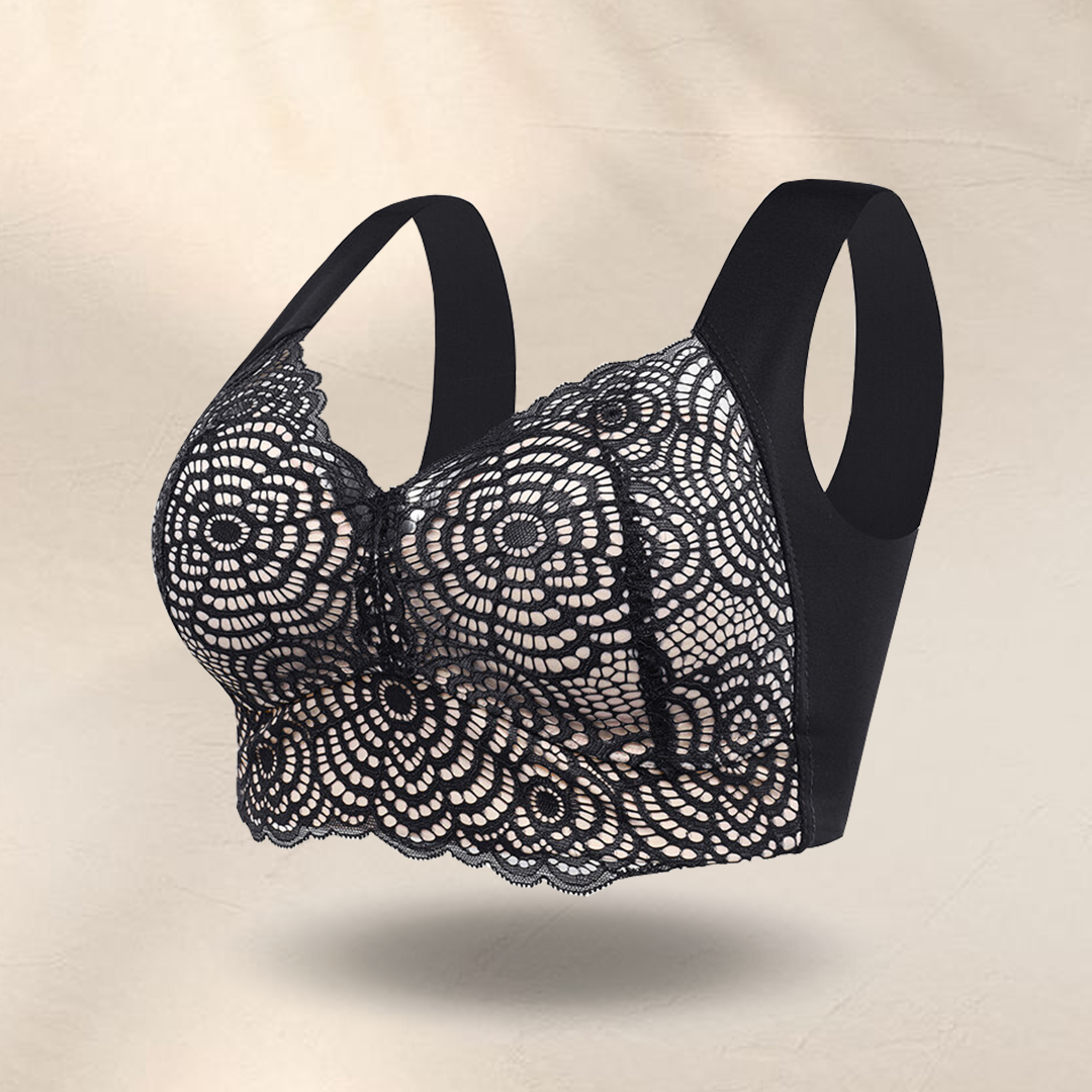 Supportive Lace Wireless Bra Comfortable Breathable Fit