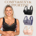Supportive Lace Wireless Bra Comfortable Breathable Fit
