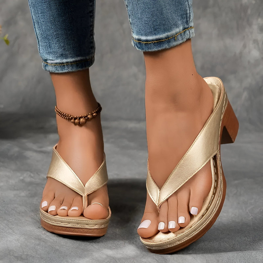 Geneva™ Chic High-Heeled Mule