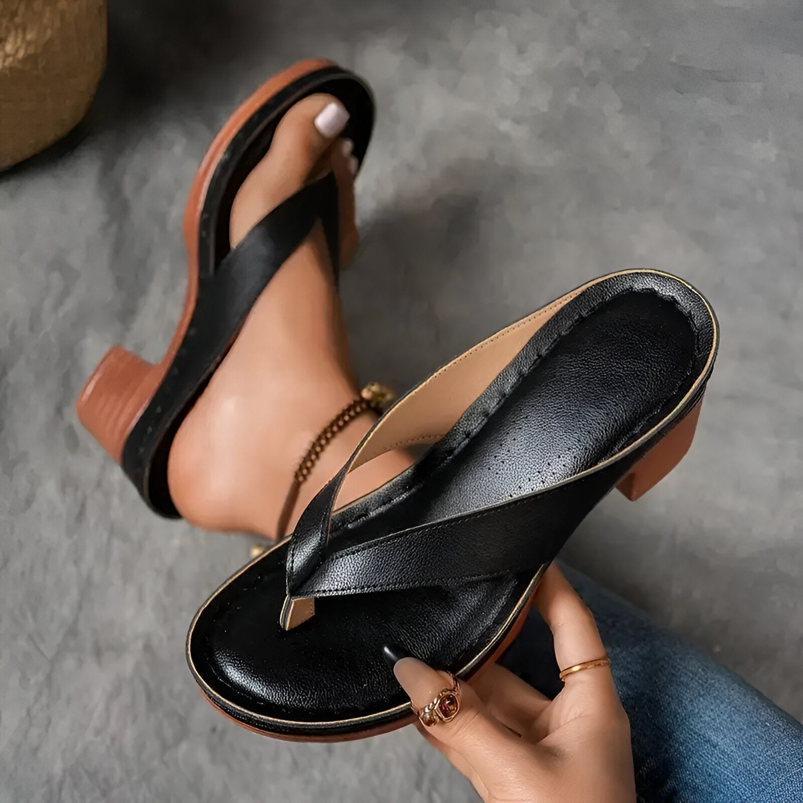 Geneva™ Chic High-Heeled Mule