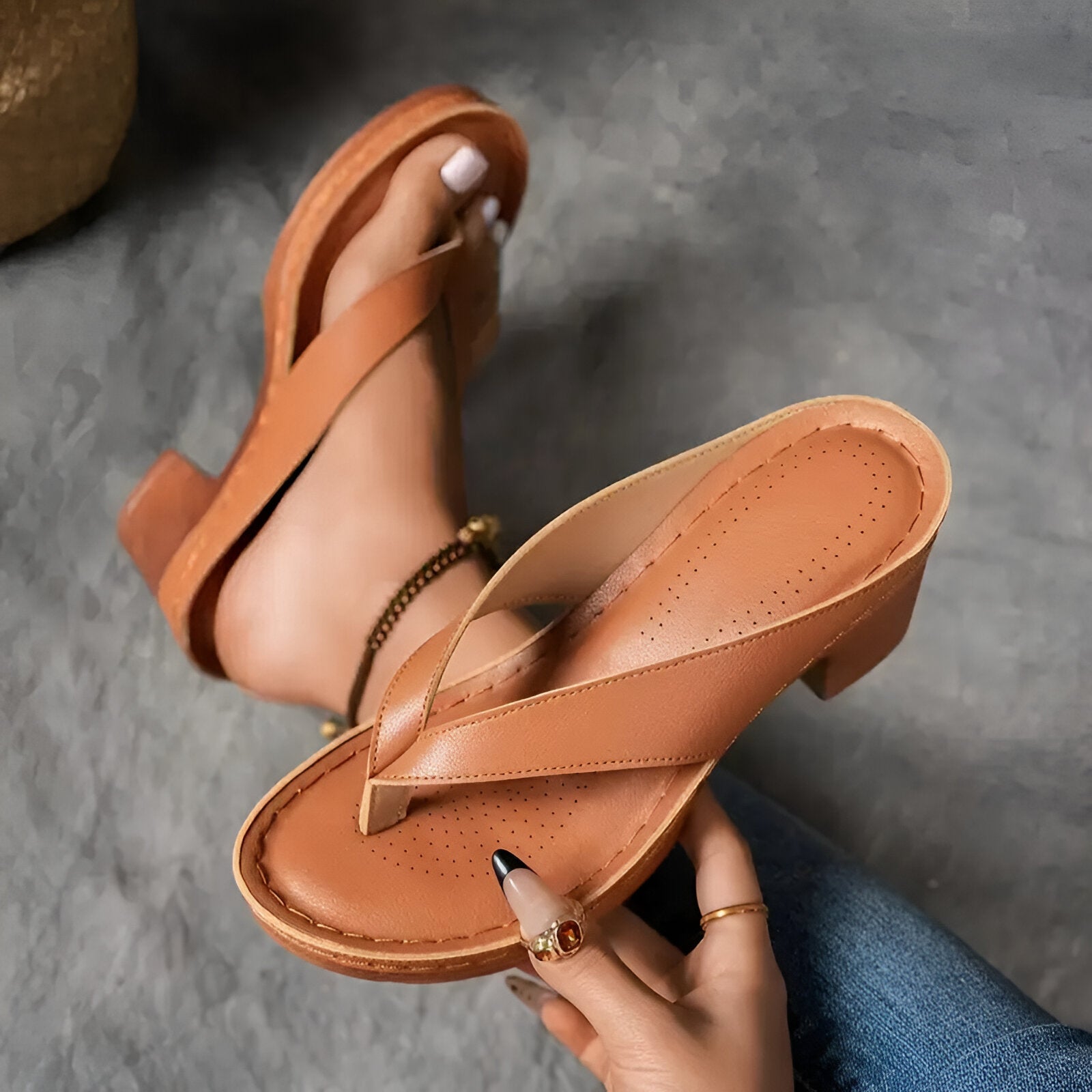 Geneva™ Chic High-Heeled Mule