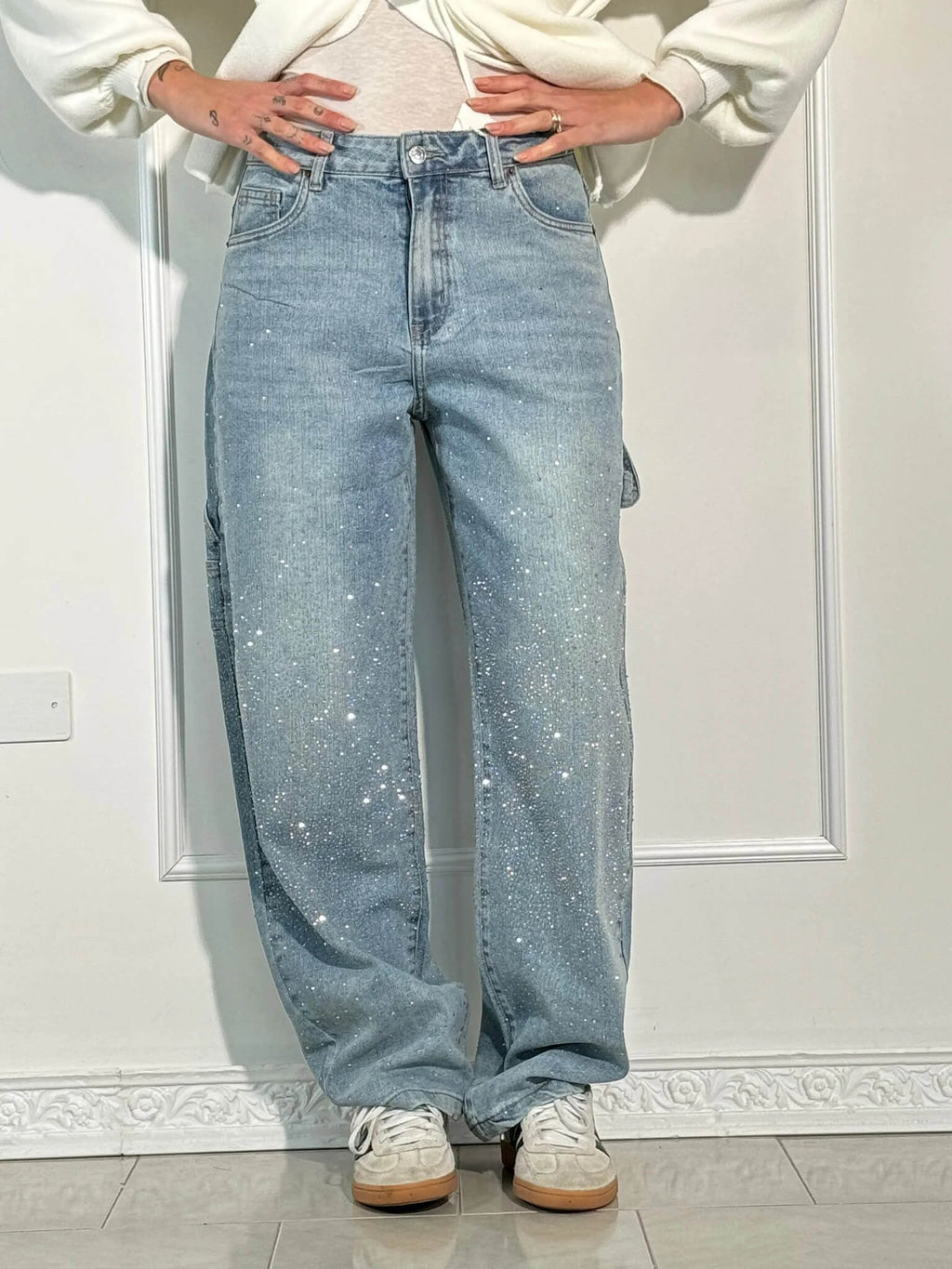 Gaby™ Diamond-Embellished Trousers
