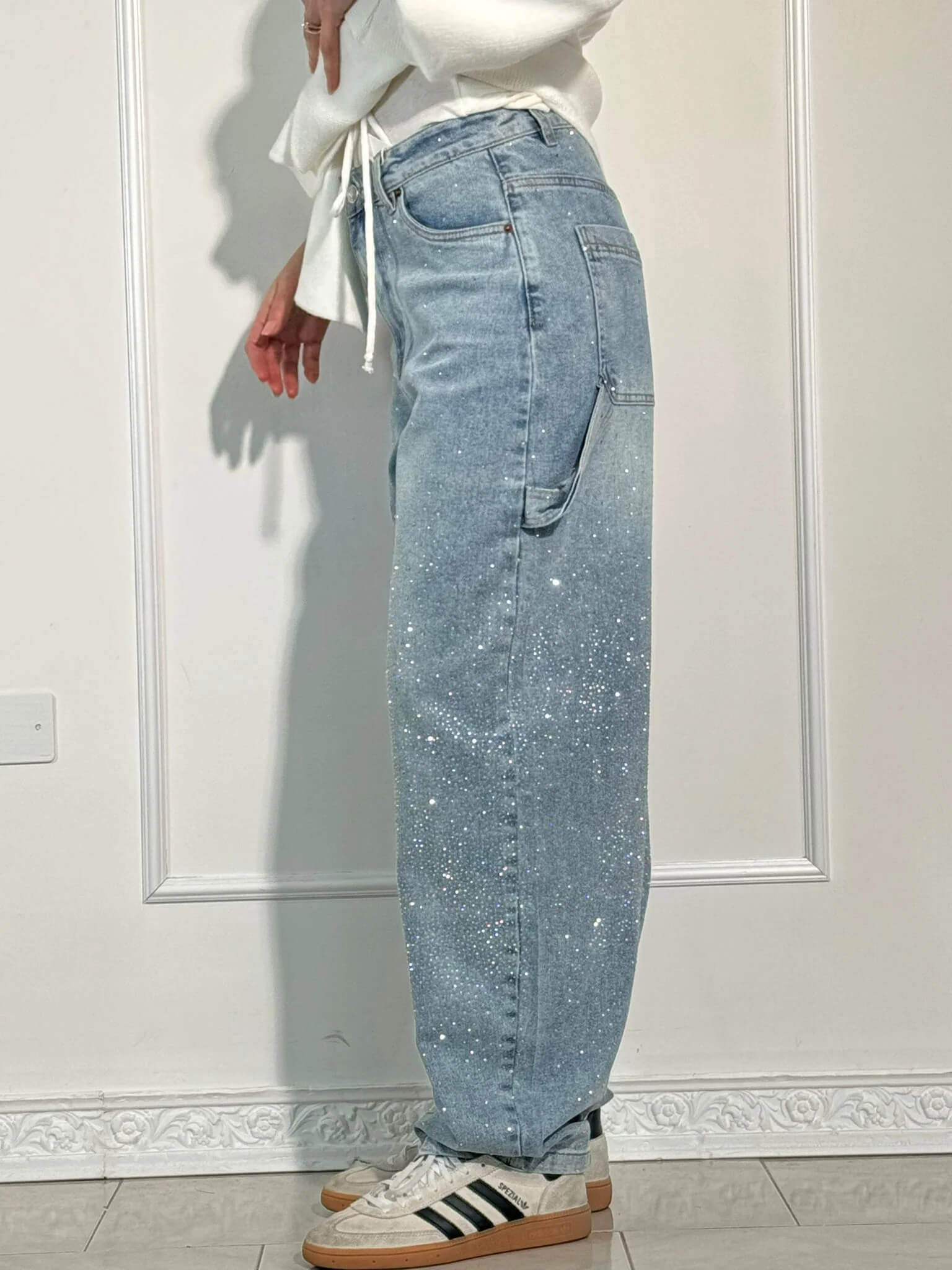 Gaby™ Diamond-Embellished Trousers