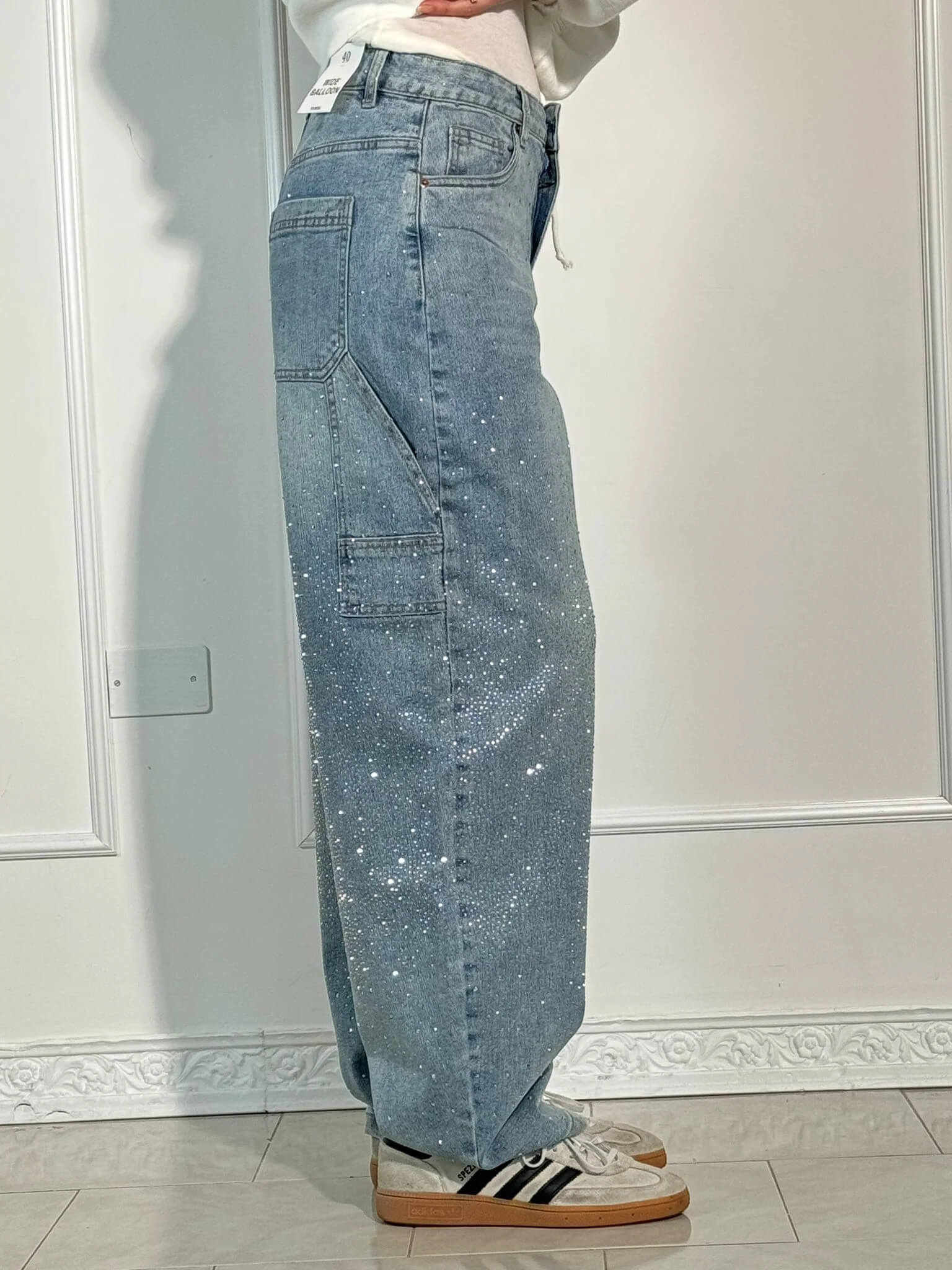 Gaby™ Diamond-Embellished Trousers