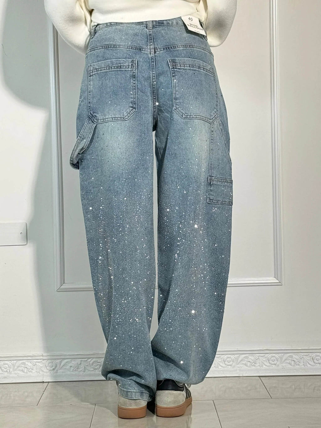 Gaby™ Diamond-Embellished Trousers