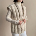 Cherry™ Cozy Belted Wrap Puffer Vest