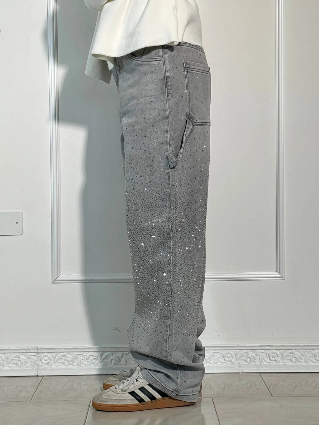 Gaby™ Diamond-Embellished Trousers