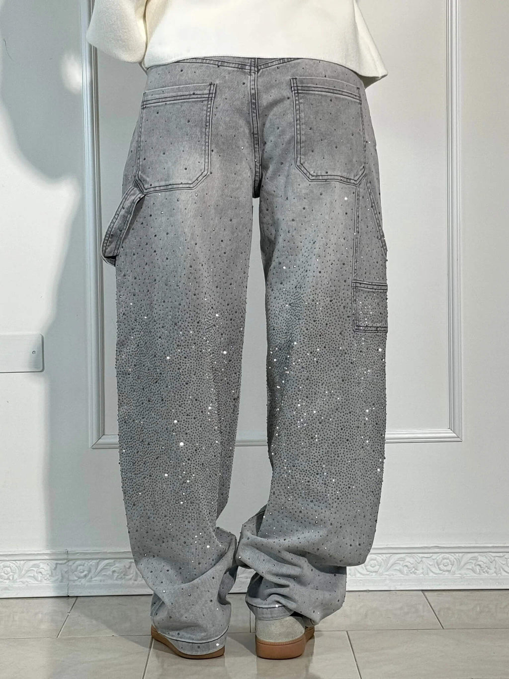 Gaby™ Diamond-Embellished Trousers