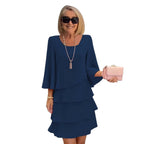 Margaux – Chic Ruffled Midi Dress