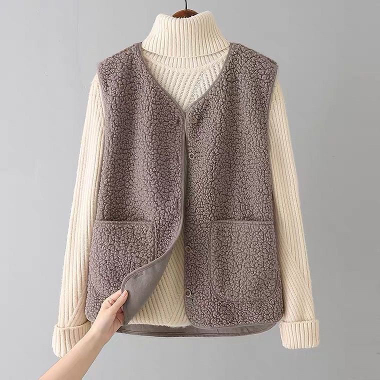 Gae™ Cozy Sleeveless Cardigan
