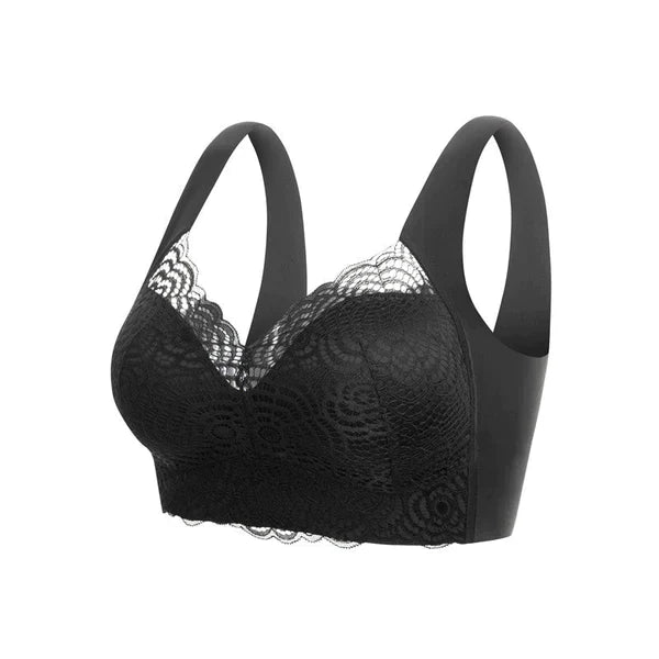 Supportive Lace Wireless Bra Comfortable Breathable Fit