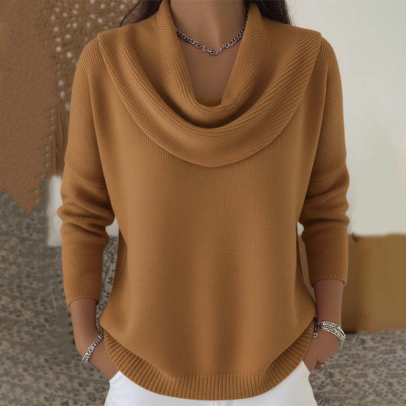 Soft Cowl Neck Sweater