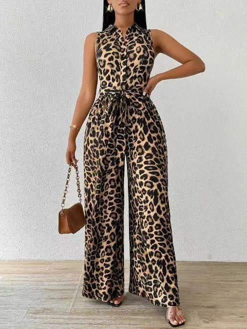 Frankie™ Leopard Print Jumpsuit
