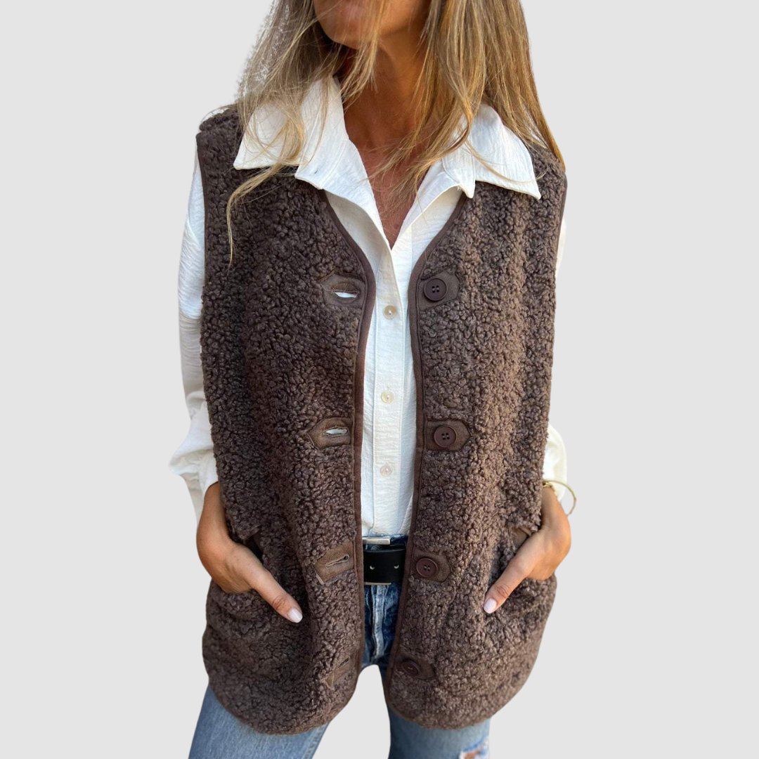 Chantal™ Button-Up Spring Vest
