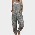 Cozy Printed Overalls