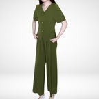 Elsie™ Chic Short-Sleeve Two-Piece Ensemble