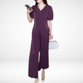 Elsie™ Chic Short-Sleeve Two-Piece Ensemble