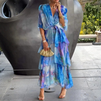 Cassia – Graceful Chiffon Gown