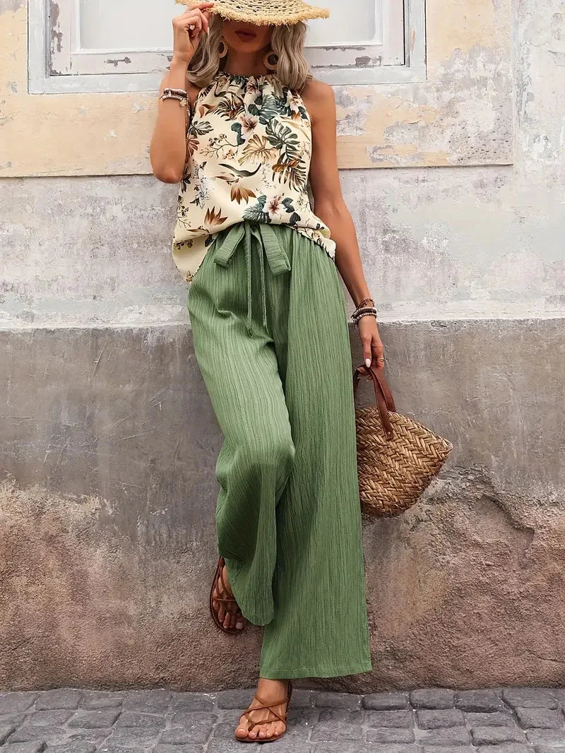 Antonette™ Chic Sleeveless Two-Piece Ensemble