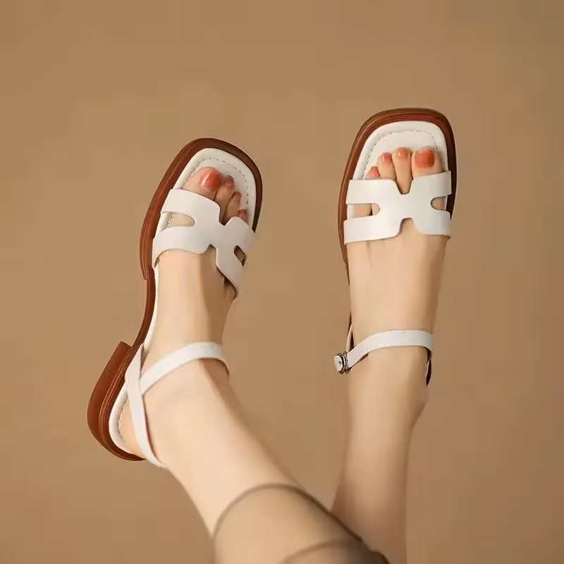 Emy™ Classic Roman Leather Sandals
