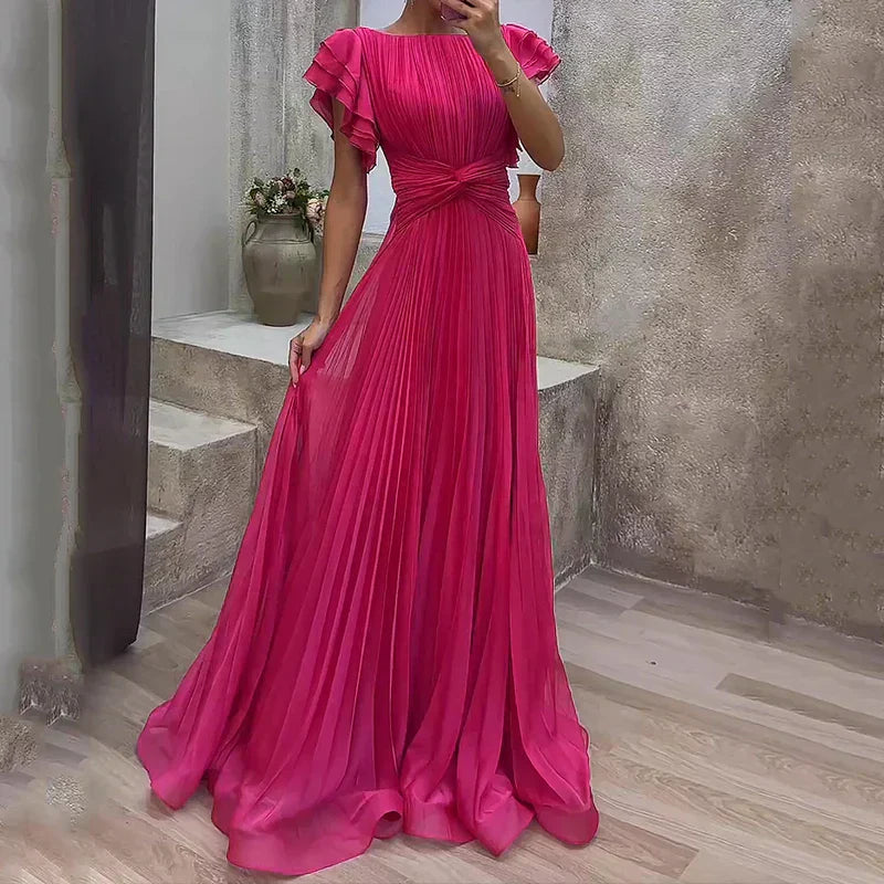 Abigail™ | Pleated Evening Dress