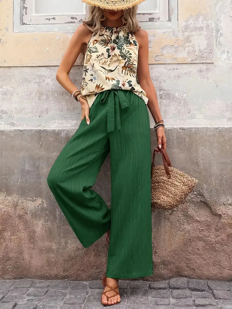 Antonette™ Chic Sleeveless Two-Piece Ensemble