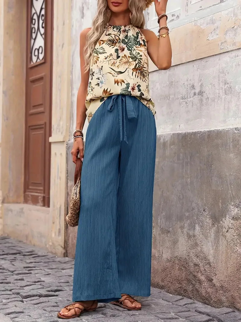 Antonette™ Chic Sleeveless Two-Piece Ensemble