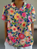 Cleo | Bright Floral Shirt