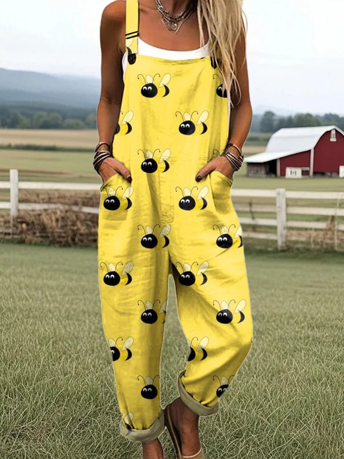 Blissful Bumble Dungarees