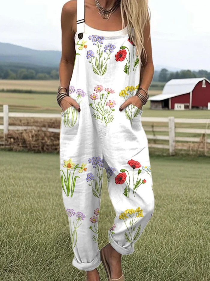 Wildflower Path Overalls