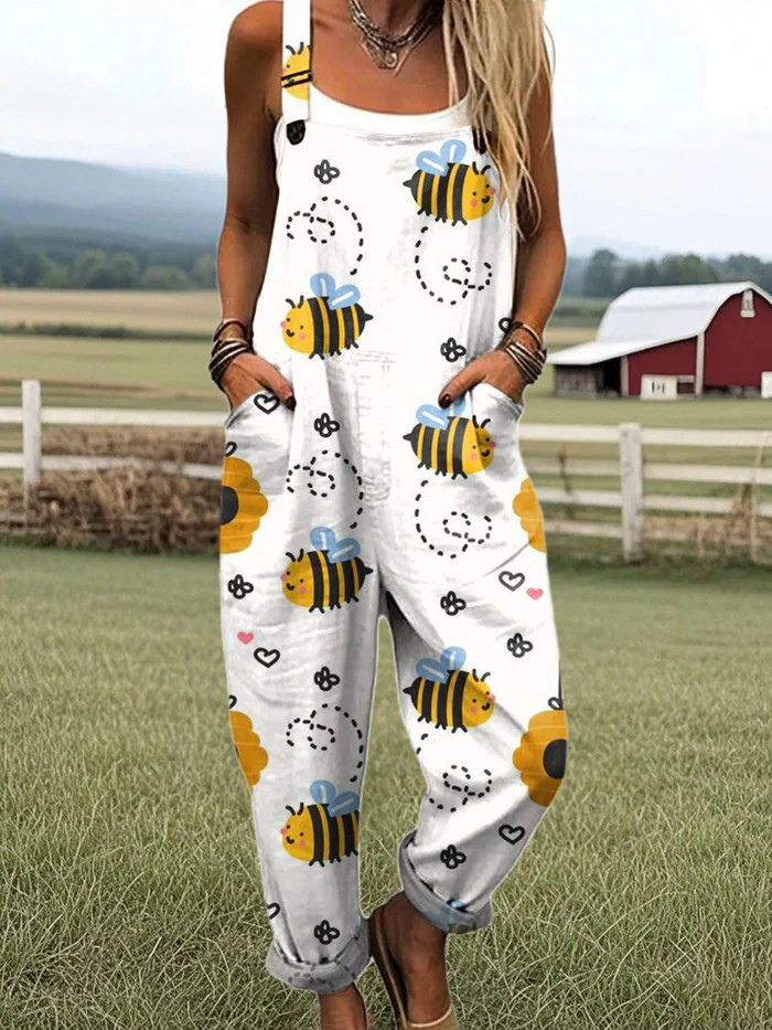 Joyful Honeybee Overalls