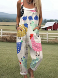 Clucking Cute Chicken Dungarees