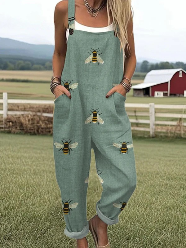 Whimsical Garden Dungarees