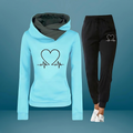Soft Hooded Jogger Set Relaxed Fit Casual Activewear