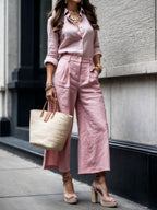 Nelle™ Chic Shirt and Capri Ensemble