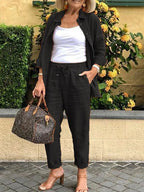 Women’s Cotton Linen Two-Piece Set