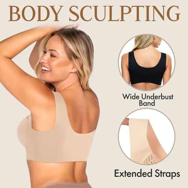 Supportive Lace Wireless Bra Comfortable Breathable Fit