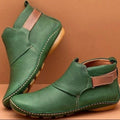 Supportive Leather Ankle Boots Comfortable Fit