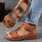 Supportive Women's Wedge Sandals Comfortable Fit Breathable