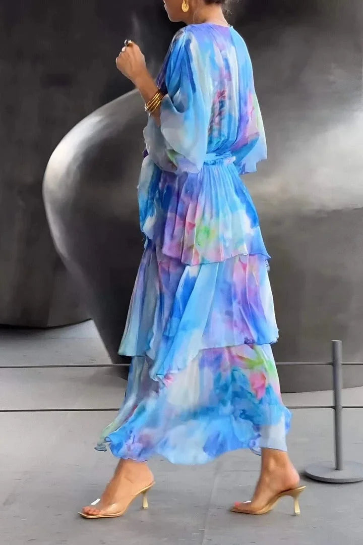 Cassia – Graceful Chiffon Gown