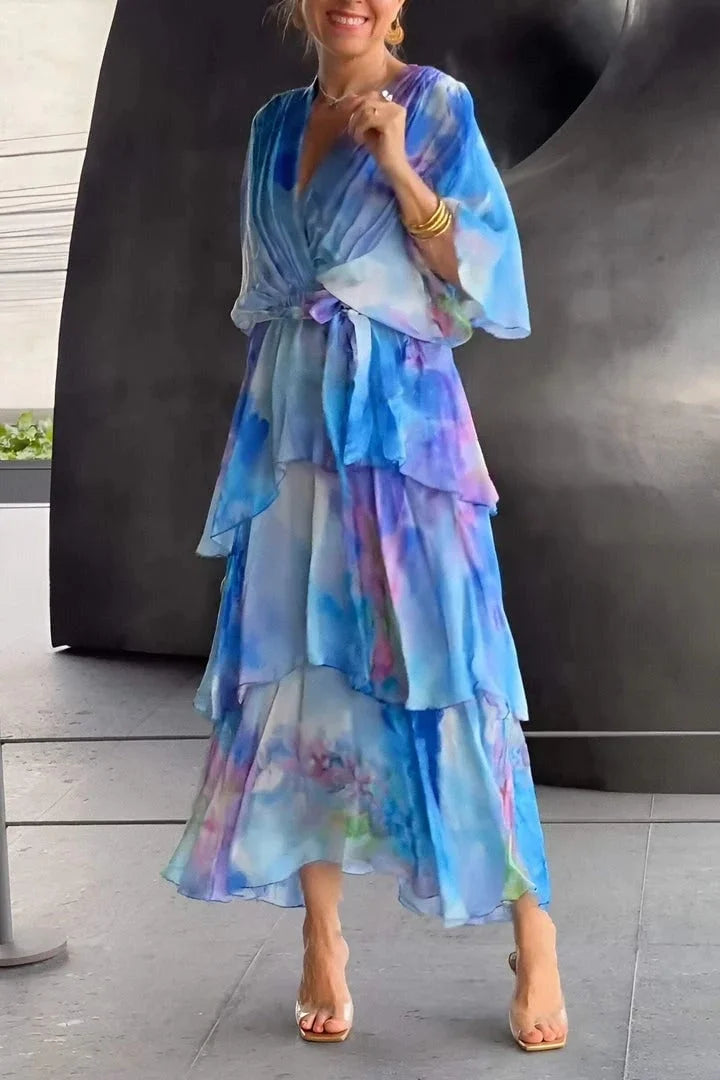 Cassia – Graceful Chiffon Gown