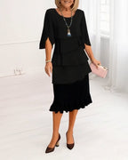Sophie – Elegant Flowing Dress with Ruffles