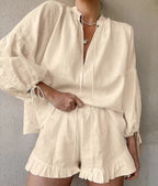 Two Piece Women Outfit Relaxed Fit Soft Fabric