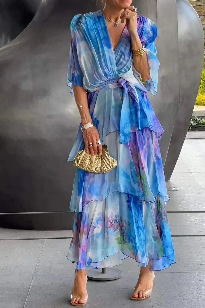 Cassia – Graceful Chiffon Gown
