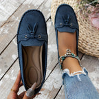 Nadine - Classic Loafers with Tassel Detail