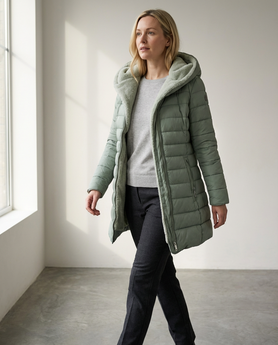 Fleece Lined Puffer Jacket